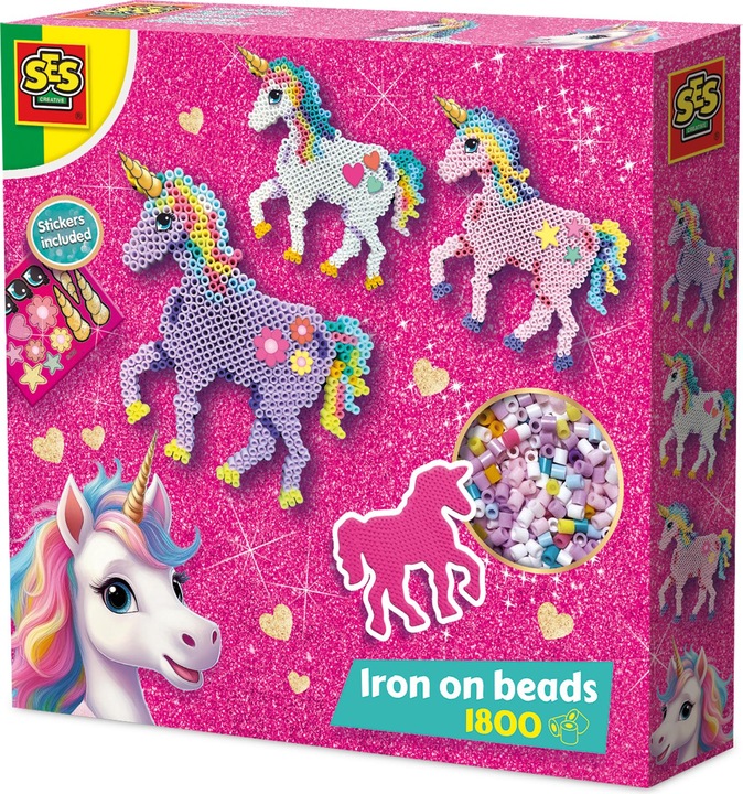 Image du produit Ses Perles à repasser licorne