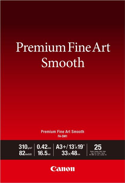 Immagine prodotto Canon Carta Premium 310g FASM1A3+ Foglio liscio per belle arti (310 g/m², A3+, 1 x)