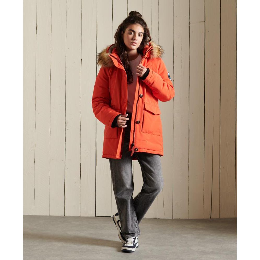Superdry, Jacke, Everest (38), Orange, 38