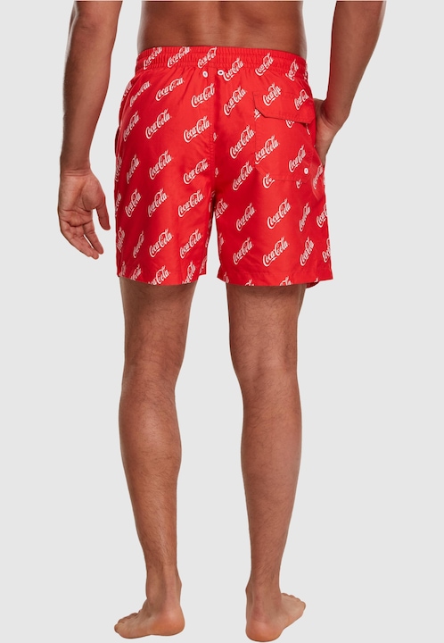 Produktbild Mister Tee Coca Cola Logo AOP Swimshorts (S)