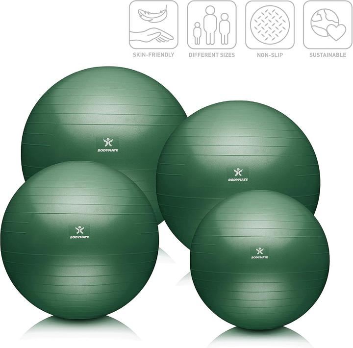 Actual product image Bodymate Gymnastikball mit Pumpe (85 cm) (85 cm)