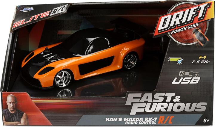 Actual product image Jada Fast&Furious RC Drift Mazda RX-7 1:24