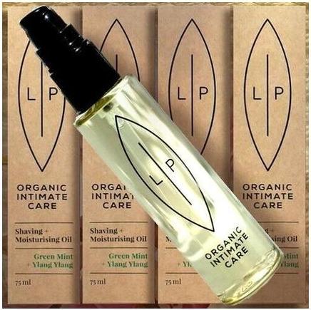 Image du produit Lip Intimate Care Soins intimes organiques Menthe et Ylang Ylang (75 ml, Rasage intime)