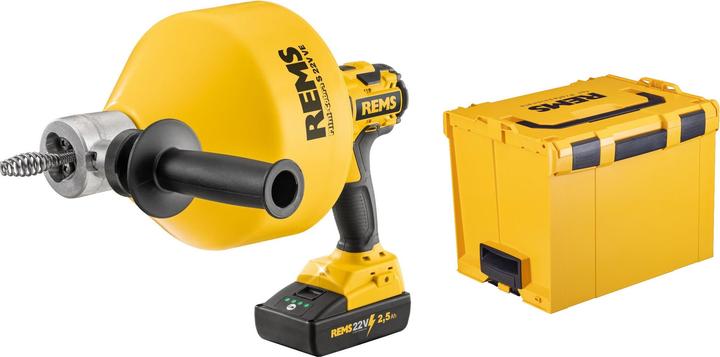 GCS Rems 170027 R220 Mini-Cobra S 22V VE SET Battery Drainer 22V 2.5Ah Li-Ion 20-50 mm im Stahlgehäuse (Akkubetrieb)