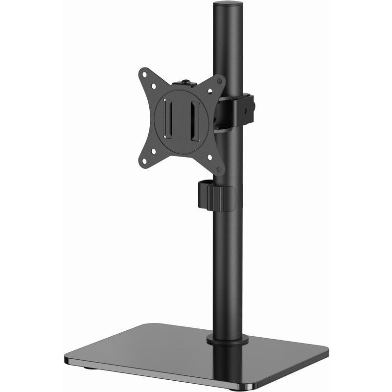 Gembird Stojak Na Monitor Z Regulacją Wysokości 17 -32 Do 9kg (Pavimento, 32.01", 9 kg), Supporto per monitor, Nero