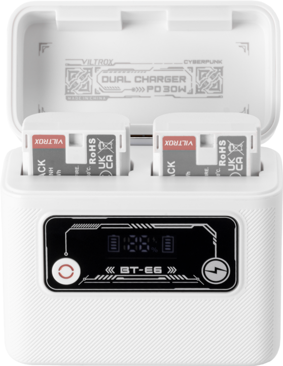 Actual product image Viltrox Camera Battery Charging Case Power Bank for Canon LP E6 (Charger)