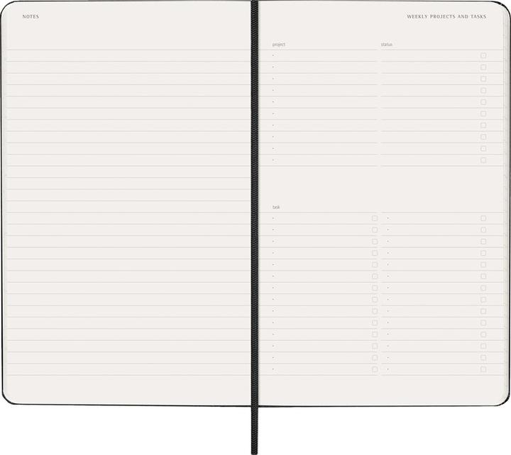 Actual product image Moleskine Geschäftsagenda Professional Hard Cover Weekly Vertical Pro (13 x 21 cm, English)
