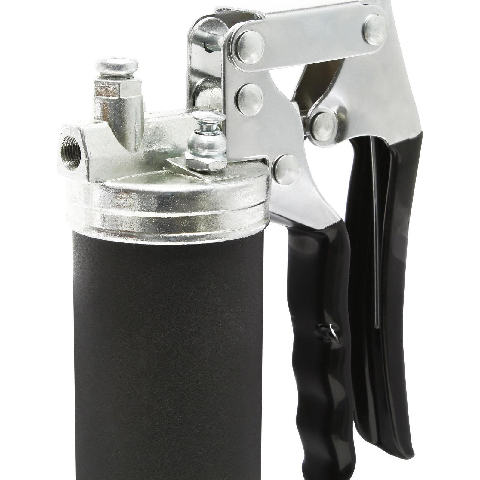 Thumbnail - Wiltec, Kartuschenpistole + Fettpresse, Fettpresse Handfettpresse 0,5L Kartuschenpressse Schmierfett Schmierstoffe