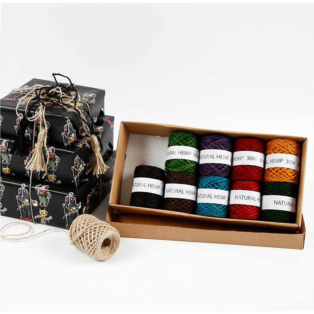 Creativ Company Natural Hemp, Filato + Lana