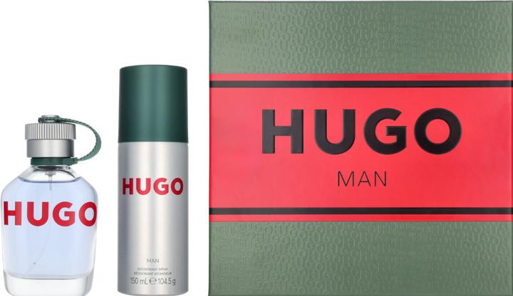 Actual product image Hugo Boss Hugo Man Eau De Toilette 75ml And Deodorant Spray 150ml (Eau de toilette, 225 ml)