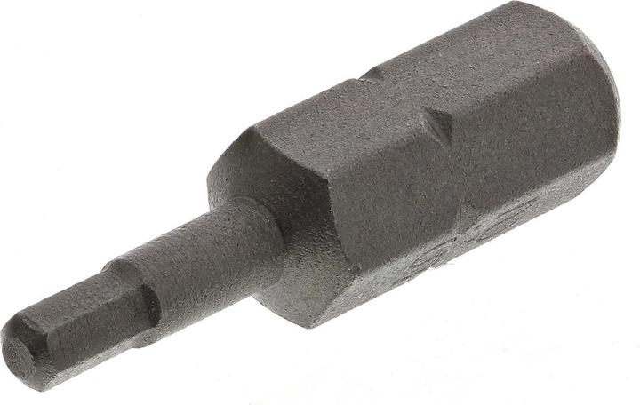 Actual product image RS PRO Hexagon 2.5 screwdriver bit, type screw insert, made of CrV steel (2.5mm)