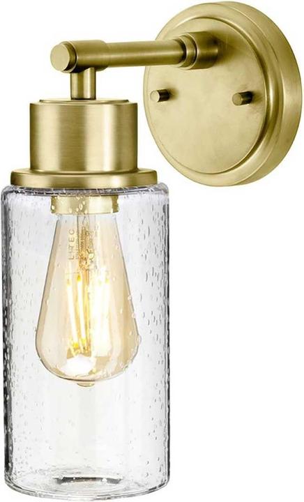Elstead Lighting Morvah lampada da parete E27 in ottone spazzolato IP44 (E27)