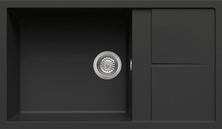 Produktbild Elleci Unico 410 Rechteckige Spüle für die Arbeitsplattenmontage Granitek (50 cm, 86 cm)