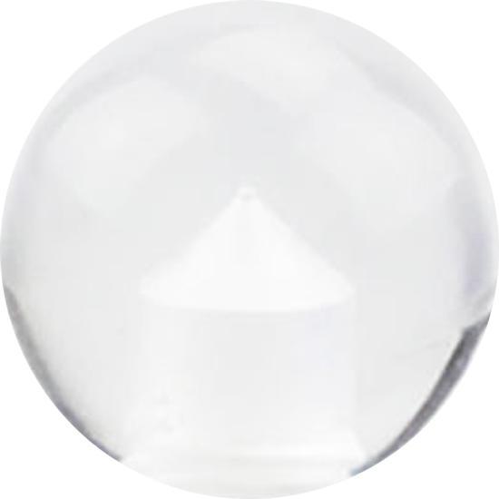 Produktbild Star Piercing Kugel transparent (ohne Messing, Kunststoff)