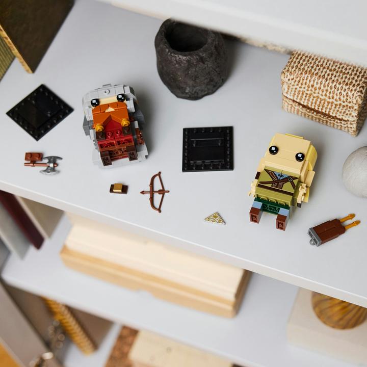 Immagine prodotto LEGO Il Signore degli Anelli Legolas e Gimli (40751, LEGO Brickheadz)