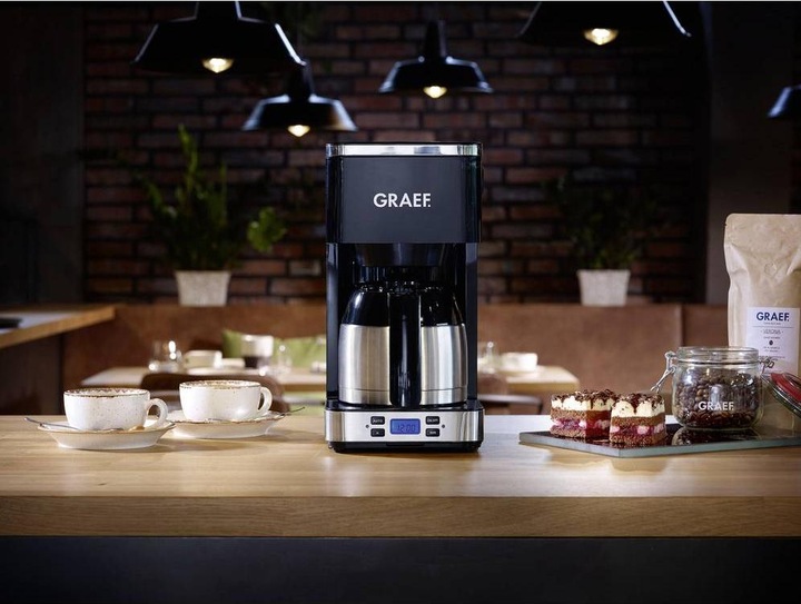 Immagine prodotto Graef FK 512 Caffettiera a filtro con timer e thermos nero (Spina UE)