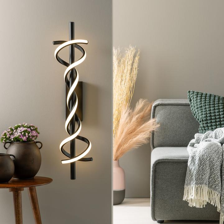 Produktbild Brilliant Amalie LED Deckenleuchte 80cm schwarz (2100 lm)