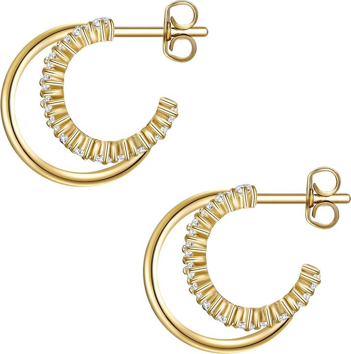 Image du produit Lulu & Jane Boucles d'oreilles femme laiton - 35244 (Laiton)