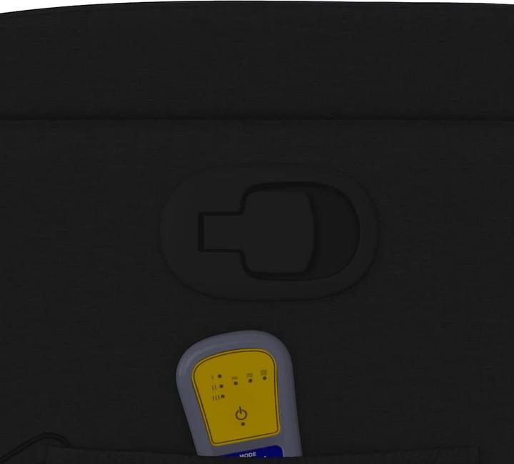 Produktbild VidaXL Massagesessel Schwarz Stoff,Farbe: Schwarz,Material: Stoff