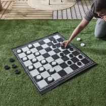 Produktbild Mister Gadget 2-in-1-Spiel Schach und Dame Outdoor