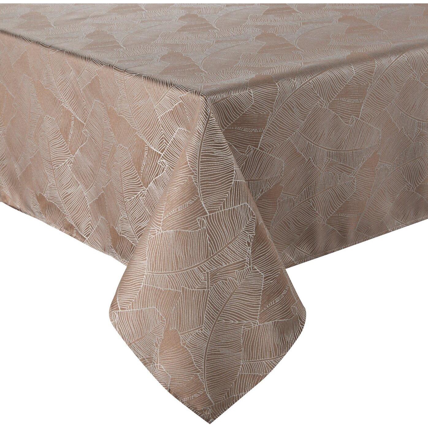 Eurofirany, Tischdecke, ISLA-Tischdecke mit Jacquardmuster aus Bananenblättern, 140 x 180 cm (140 x 180 cm)