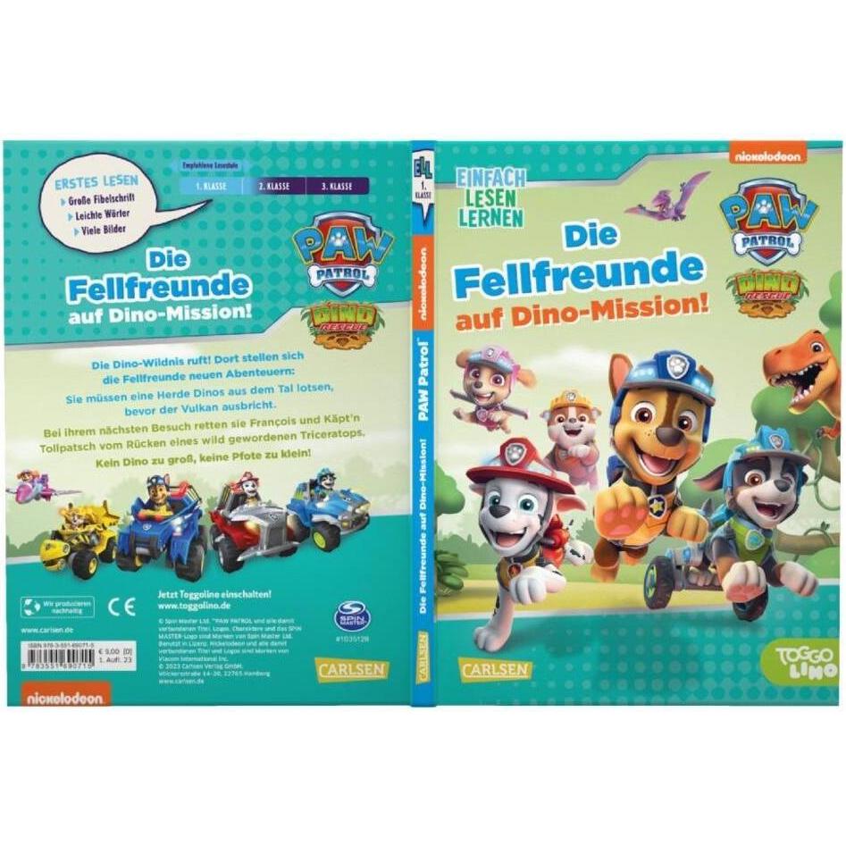 Thumbnail - Paw Patrol Erstleser Fellfreunde Dino, Kinderbücher von Nora De Lon