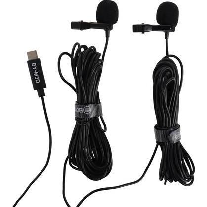 Thumbnail - Boya BY-M3D microphone Black Lavalier/Lapel microphone, Mikrofon