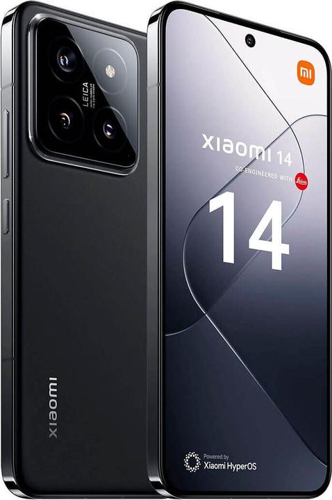Actual product image Xiaomi 14 černá 6.36"/FHD+AMOLED/120Hz/12GB/256GB/50+50+12/4610mAh (256 GB, 6.36", Dual SIM, 5G)