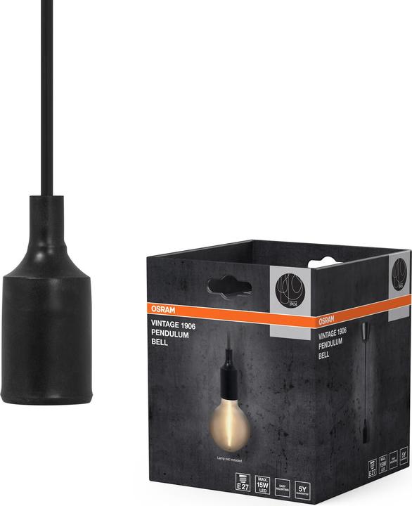 Actual product image Osram Vintage 1906 PenduLum Bell Black (E27)