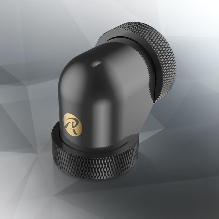 Produktbild Raijintek Pelias D160906, 16mm, 90 Grad Adapter – 6er-Pack, schwarz