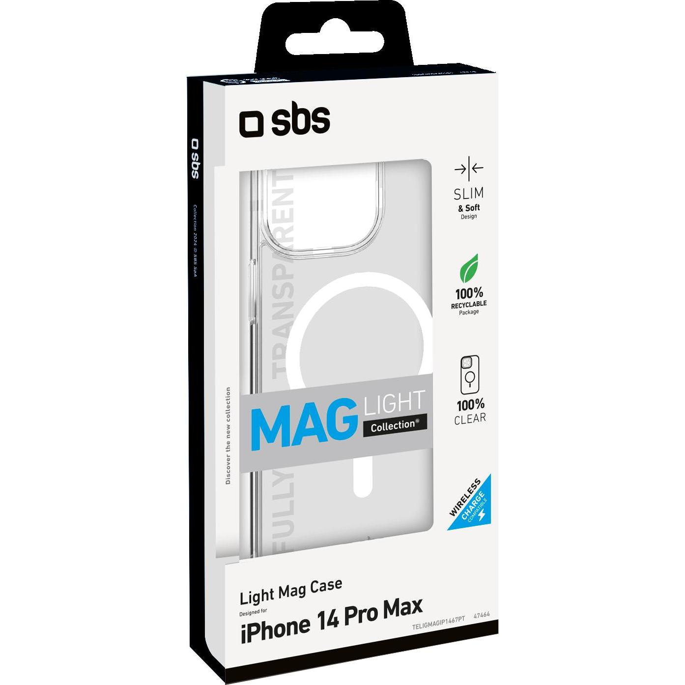 Thumbnail - SBS 84527 TELIGMAGIP1467PT (Apple iPhone 14 Pro Max), Smartphone Hülle, Transparent