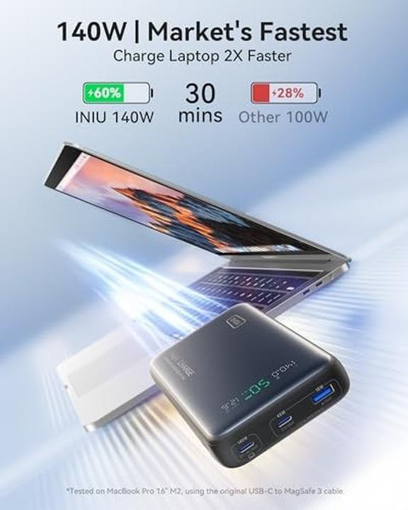 Image du produit INIU Leopard Power 140W Power Bank (25000 mAh, 140 W)