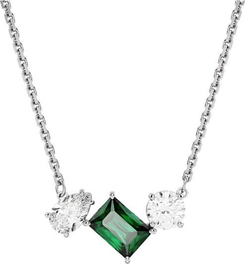 Actual product image Swarovski Mesmera Necklace Various Cuts Green (Swarovski Metal, 38 - 45 cm)