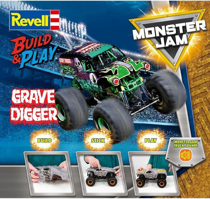 Produktbild Revell Build & Play: Monster Jam Grave Digger