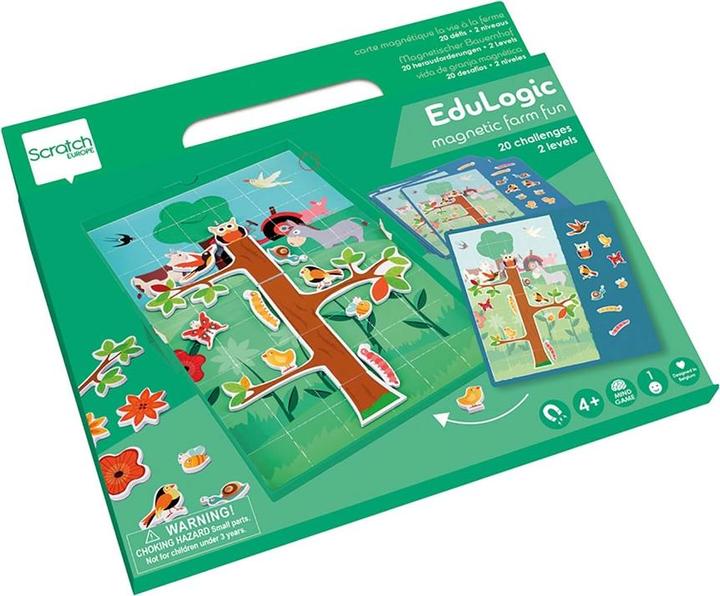 Actual product image Scratch Magnet educational game farm collecting (German)