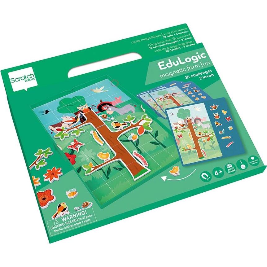Scratch Magnet Lernspiel Bauernhof Sammeln (Deutsch)
