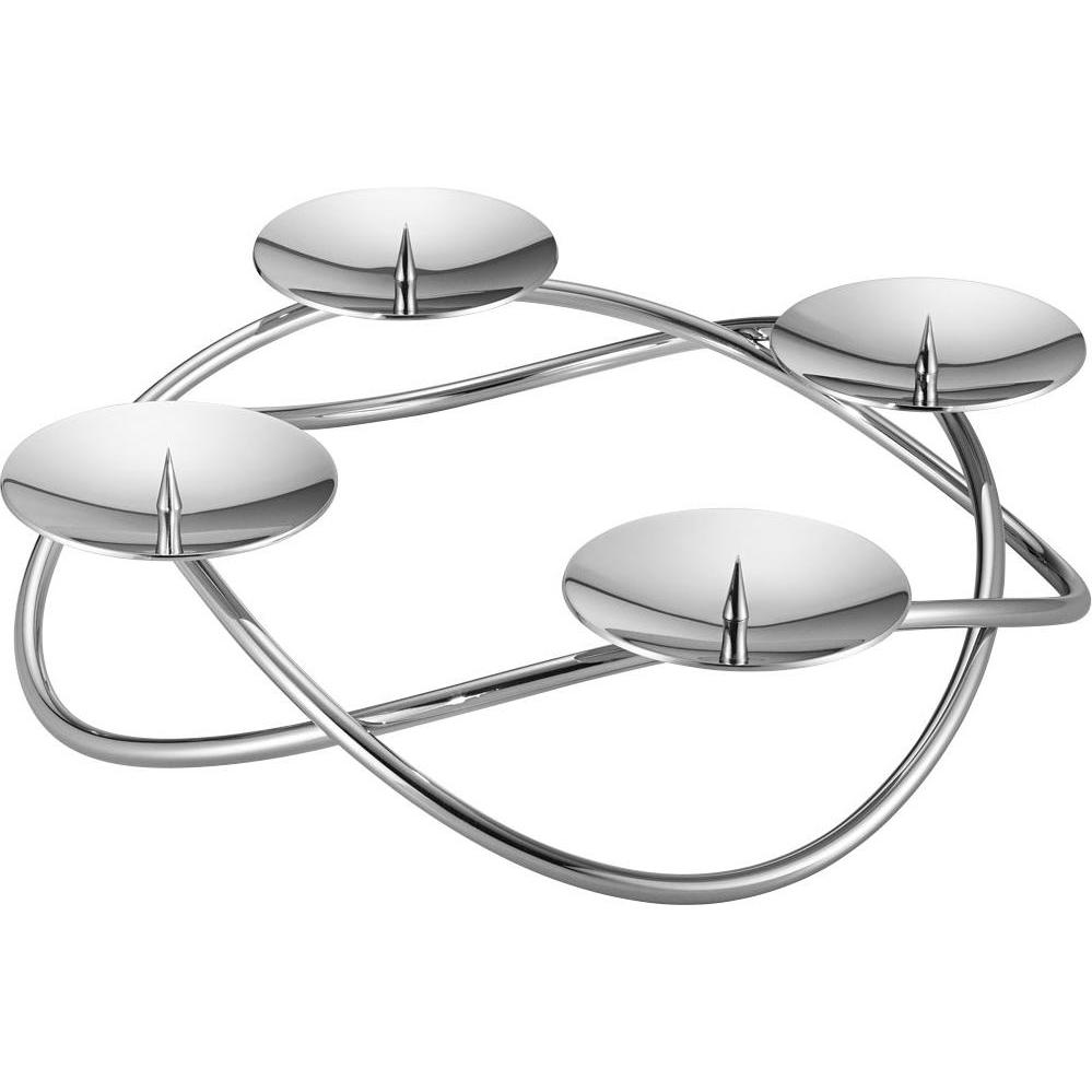 Thumbnail - Georg Jensen, Kerzenständer, Season Grand Blockkerzenhalter (Ø 31.5 x 8 cm)