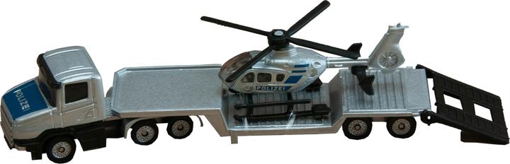 Actual product image Siku Low loader with helicopter