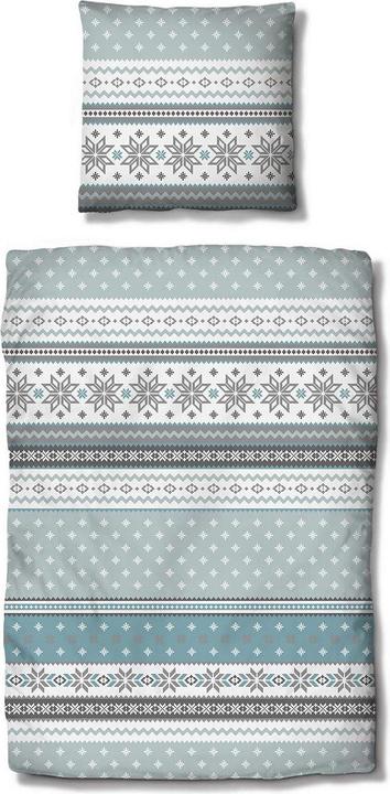 Produktbild Traumschlaf Schneeflocken (Bettwäsche Set, 135x200 cm + 80x80 cm)