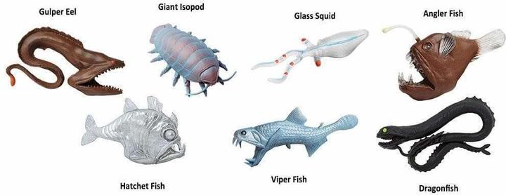Image du produit Safari Créatures des profondeurs Toobs (3) Contenu : 7 pièces
