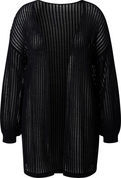 Image du produit Angel of Style Strickjacke, Boxy Passform, Lochstrick mit Glitzer (56)