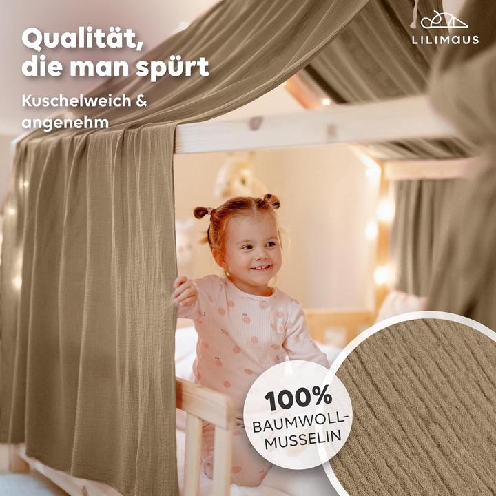 Actual product image Lilimaus Betthimmel aus Musselin