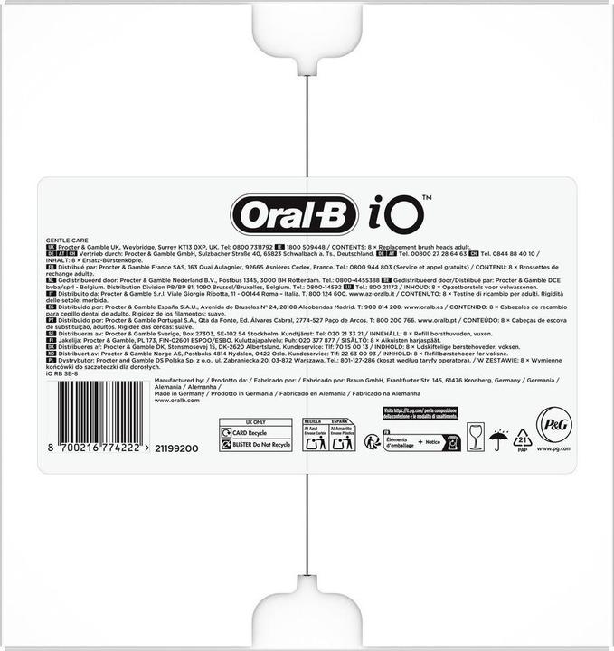 Immagine prodotto Oral-B iO Pulizia Delicata (8 x)
