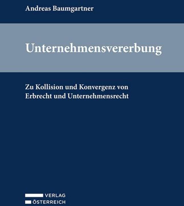 Actual product image Unternehmensvererbung (German, Andreas Baumgartner, 2025)
