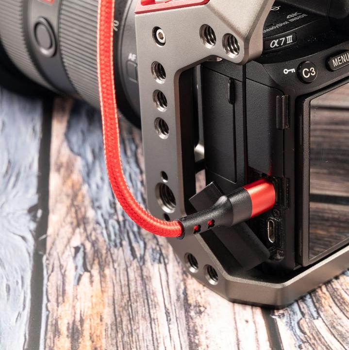 Produktbild Caruba USB C to USB C 60W Cable 30cm Red (0.30 m, 60 W)