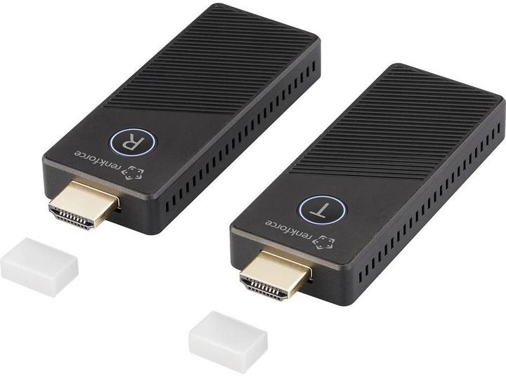 Renkforce RF-HDMID-500 HDMI-Funkübertragung (Set) 30 m 5.8 GHz 3840 x 2160 Pixel (30 m, HDCP)
