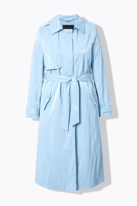 Actual product image Ulla Popken Metallic A-Line Trench Coat