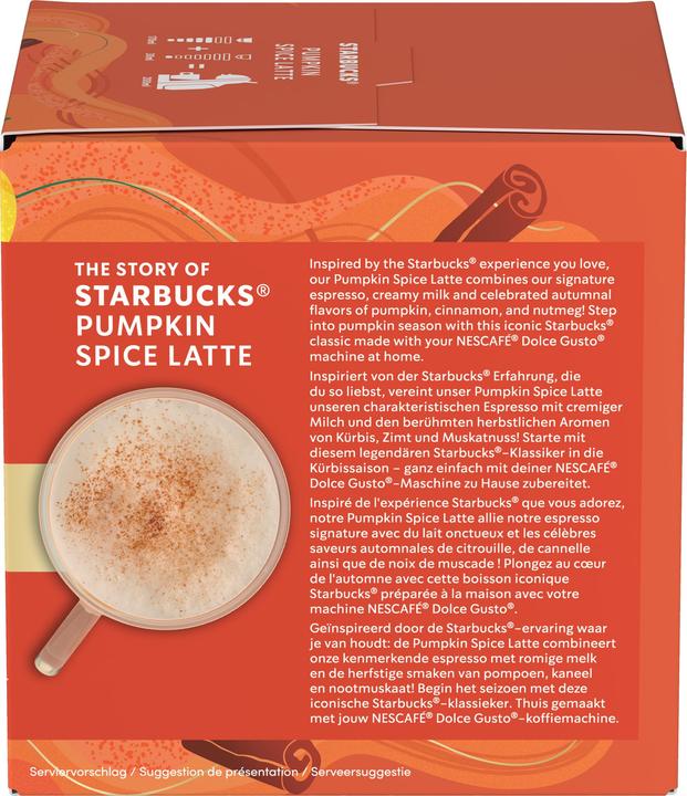 Immagine prodotto Starbucks Latte alla spezia di zucca di Nescafé Dolce Gusto (6 x Porta.)
