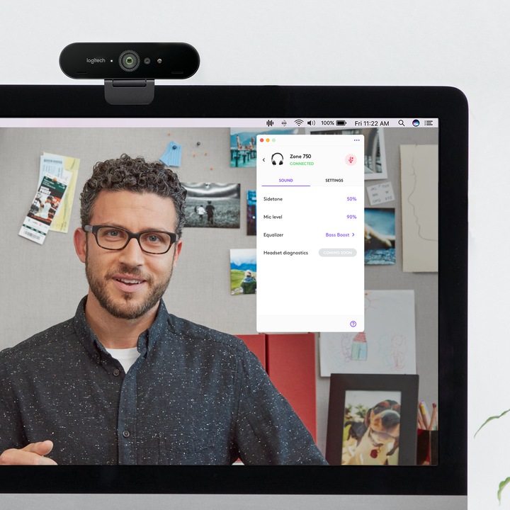 Actual product image Logitech Zone 750 (Cable, USB-C)