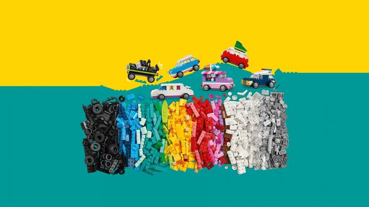 Produktbild LEGO Classic Steine Box Autos, Trucks & Co. mit der Classic Fahrzeugbox - 11036 900 Teile (11036)